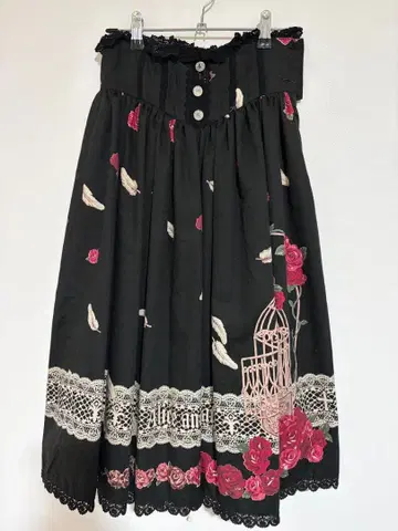 ALICE and the PIRATES EDEN 패턴 스커트 보닛