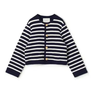 MACPHEE 하프 밀라노 크루넥 가디건