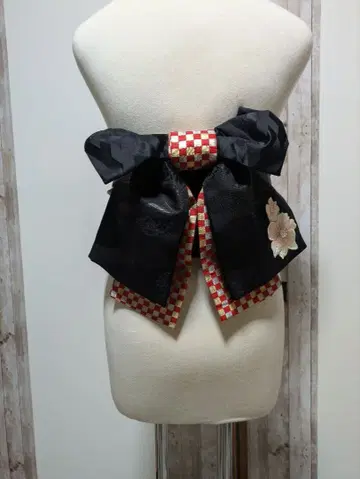 만들어진 오비, 부착 오비, 이중 문고 늘어뜨림