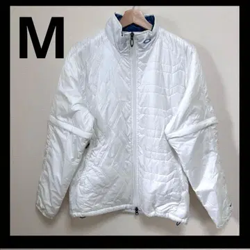 Oakley 화이트 퀼팅 2way 자켓 충전솜 남성용 M