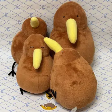 느긋한 키위 봉제 인형 4개 세트