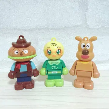 호빵맨 블록 라보 스윙 가챠가챠 3체 세트