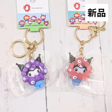 산리오 캐릭터즈 미야쿠미야쿠 변신 입체 마스코트 키링 쿠로미