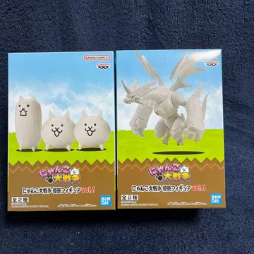 냥코 대전쟁 침략 피규어 네코무트 네코 & 탱크네코