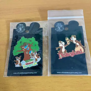 칩과 데일 공식 핀 배지 2세트