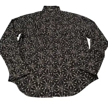 [] 코로모자쿠라 웨스턴 셔츠 긴팔 셔츠 스컬 올 패턴 블랙