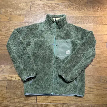 CHUMS 플리스 자켓 올리브 그린