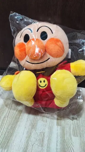 미사용 새상품!! 호빵맨 외출 봉제 인형 백팩