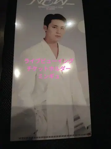 SEVENTEEN 라이브 뷰잉 민규 티켓 홀더