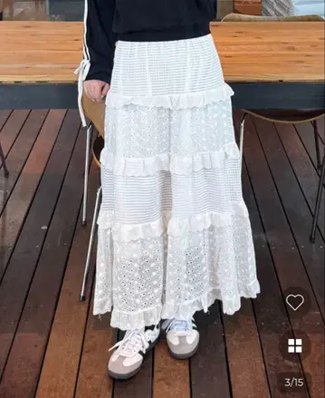 nugu 레이스 캉캉 스커트