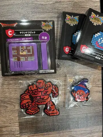 드래곤 퀘스트 1 복권 사운드 블록 + 러버 스트랩