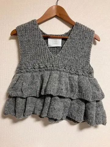 crinkle crinkle crinkle 니트 베스트