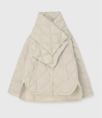 [ TAION x anuans ] 스톨 세트 미들 다운 에크루