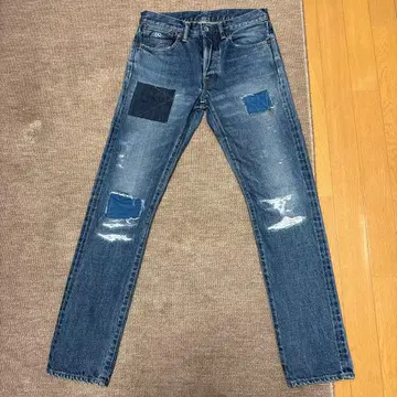 패치워크 디자인 스트레이트 데님 29