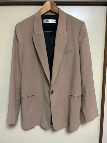 ZARA 베이지 테일러드 자켓 M
