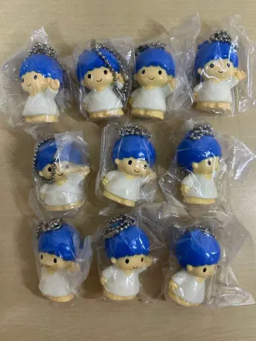 레트로 산리오 키키라라 리틀트윈스타 소프트 비닐 미니 피규어 10개