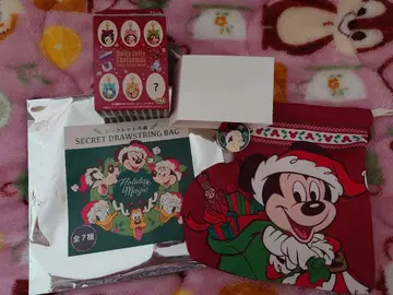 디즈니 크리스마스 미키 시크릿 참, 복조리 세트