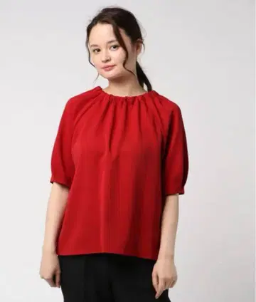 알아바일 레드 블라우스