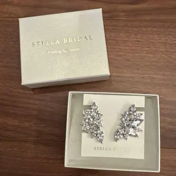 [ 새상품급 ] STELLA BRIDAL 귀걸이 지르코니아