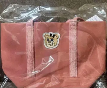 미사용 새상품 올드 테디 걸 와펜 토트백 핑크 소