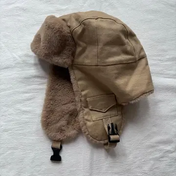 BASICKS 베이시 플라이트 캡 파일럿 모자 퍼 모자