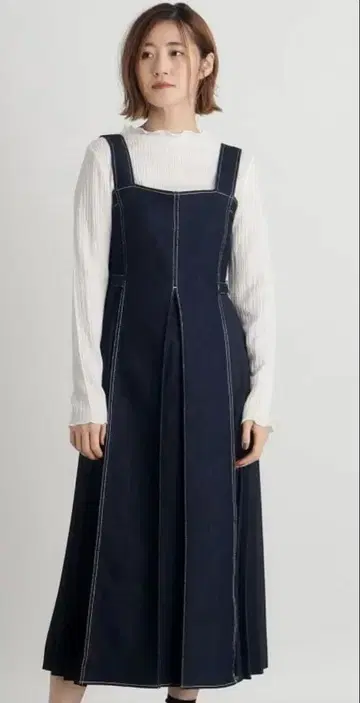 데님 원피스 (이너는 부속되지 않습니다)