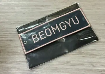 TXT 네임 와펜 키링 (범규)