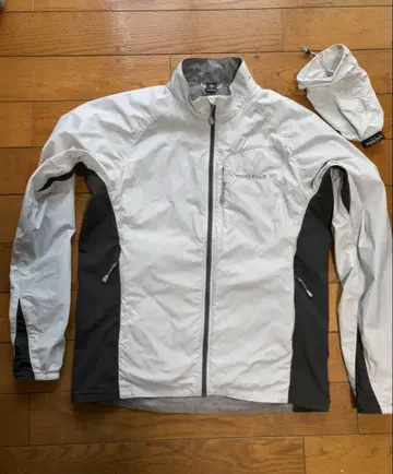 mont-bell 라이트쉘 자켓 화이트/그레이