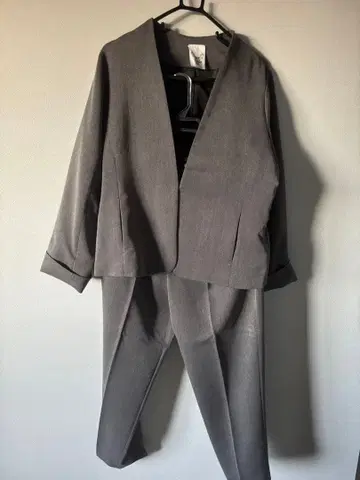 que made me 그레이 비즈니스 정장 상하의 세트