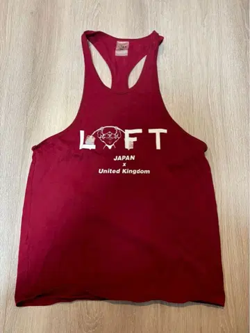 LYFT x POWERHOUSEGYM 콜라보 탱크탑 M 레드