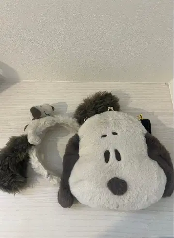 스누피 숄더백 & 머리띠