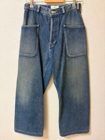 herill 24aw HL denim Navy Utility pants