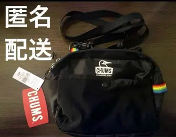 [익명 배송] 택 포함 새상품 CHUMS 블랙 사코슈 레인보우 스트라이프