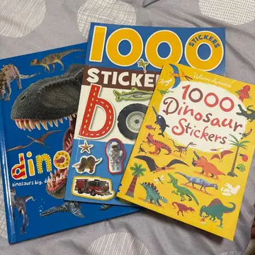 남아 스티커 공룡 도감 1000stickers 3권 세트