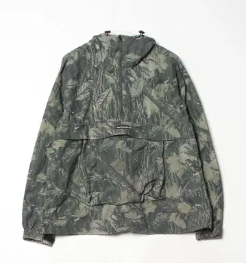 FIRST DOWN 카모플라쥬 패턴 후드 부착 나일론 자켓 M 사이즈