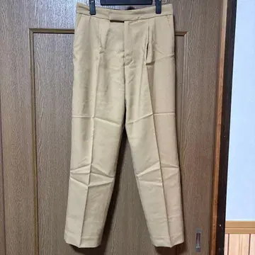 Spick & Span 턱 팬츠 카멜 38