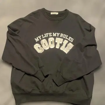 Cootie Productions 블랙 맨투맨 XL