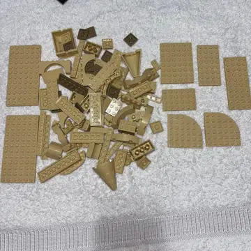 [ 묶음 판매 ] LEGO 레고 블록 황토색