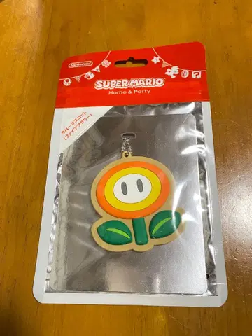 슈퍼 마리오 홈&파티 러버 키링 파이어 플라워