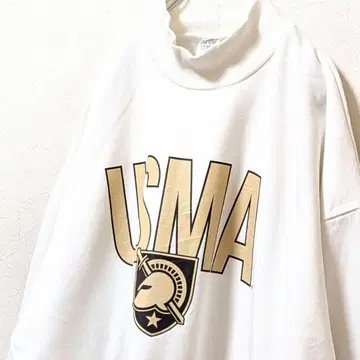 게임 데이 튤 USMA 맨투맨 트레이닝복 화이트 XL 구제 의류