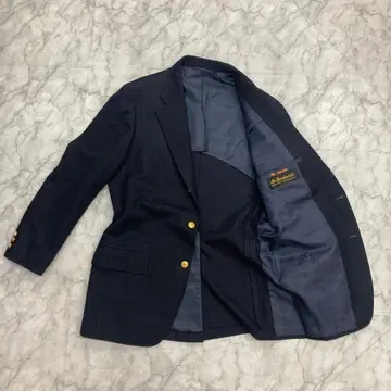 새상품급 SOUTHWICK 사우스위크 네이비 재킷 골드 버튼 L