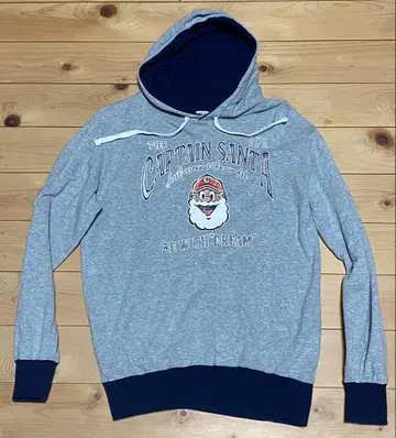 CAPTAIN SANTA 캡틴 산타 후드티 그레이 sizeM