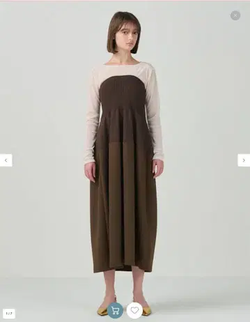 새상품 미사용 그레이스 콘티넨탈 캐주얼 드레스 베어 니트 원피스