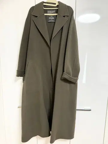 [ 새상품급 ] 저널 스탠다드 레더쥬 롱 코트