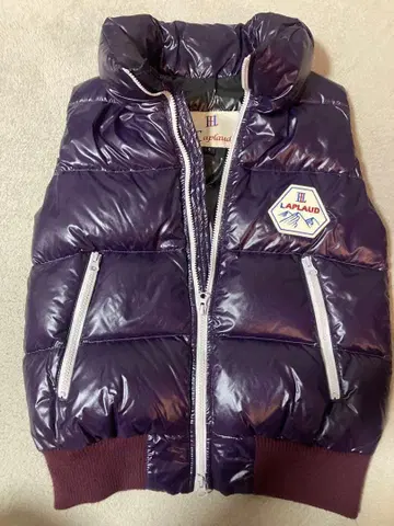 LAPLAUD 라프라드 다운 베스트 남성용 사이즈 0 퍼플