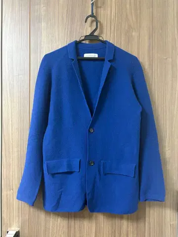 투모로우랜드 남성용 니트 자켓 블루 XS