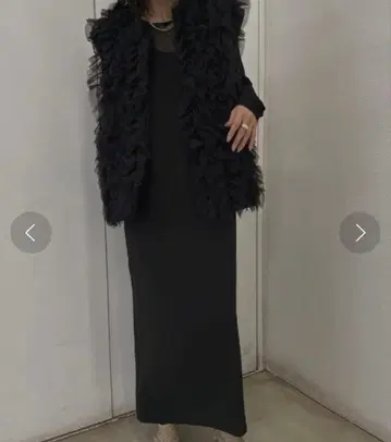 Ameri I LINE TULLE VEST SET DRESS