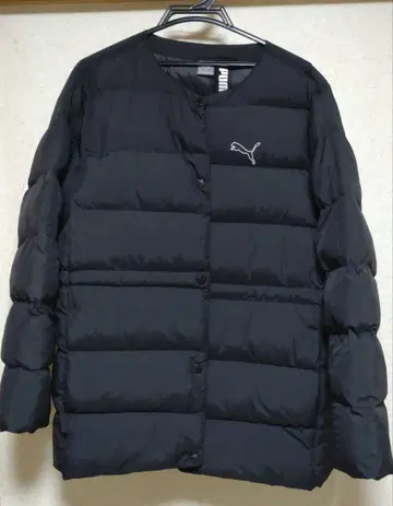 PUMA 발수 가공 노카라 충전솜 자켓 블랙 L