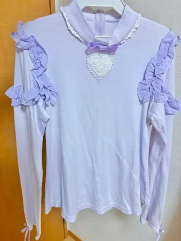 angelic pretty 리본 티셔츠 라벤더