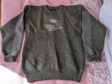 디자인 니트 울 스웨터